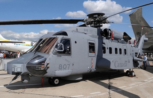 Canada has four "test" CH-148 Cyclone helicopters.