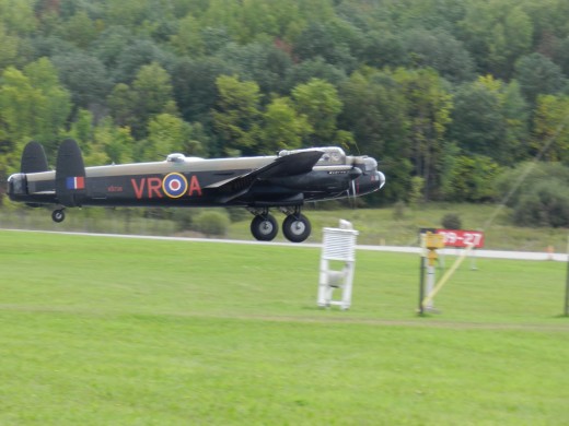 The CWH Lancaster was a main attraction at the Gatineau Air Show in 2013.