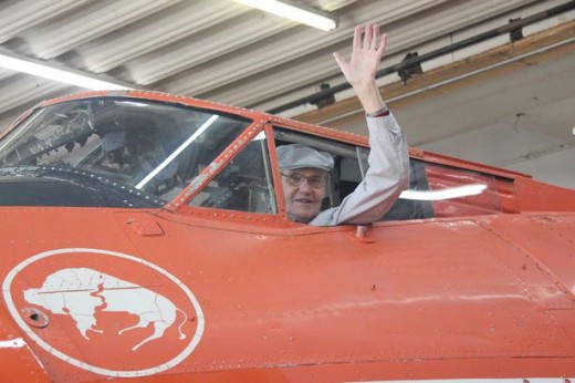 Hal Burns sat in a Canso cockpit for the first time in 69 years.