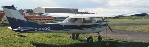 Cessna 150 and Stemme motorglider involved in the Pemberton midair collision.