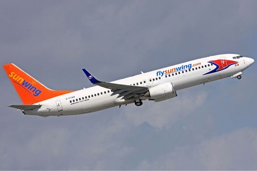 Sunwing is getting six new airplanes.