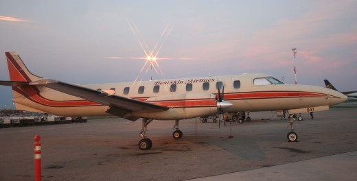 The loss of an engine on final approach caused the crash of a Bearskin Metroliner.