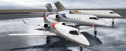 Bombardier is displaying its latest jets at EBACE in Switzerland.