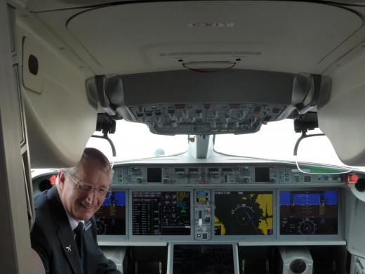 Bombardier debuted its CSeries at the Paris Air Show.  Photo by Andrew Drwiega