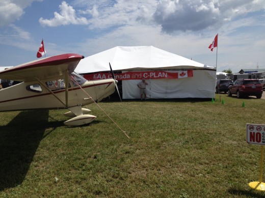 Canadian pavilion at EAA AirVenture in Oshkosh.