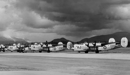 Abbotsford was a major training base for Liberator bombers.