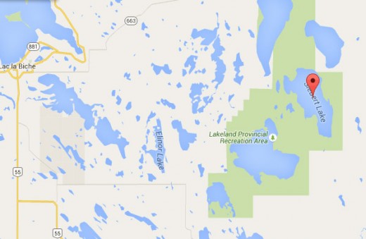 Alberta doctor crashed near Siebert Lake, east of Lac La Biche.