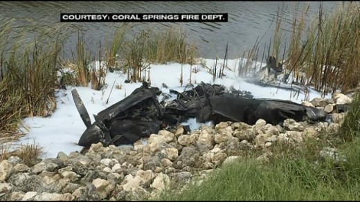 All that's left of Ken McKenzie's Lancair IVP.