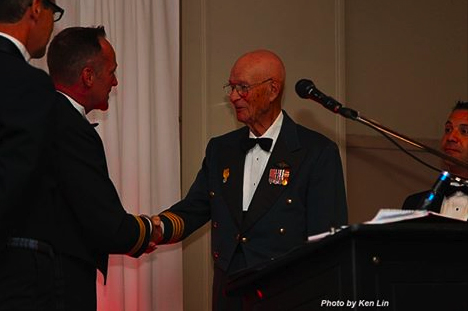 Lt. Col. (Ret'd) Fern Villeneuve became an Honourary Snowbird.