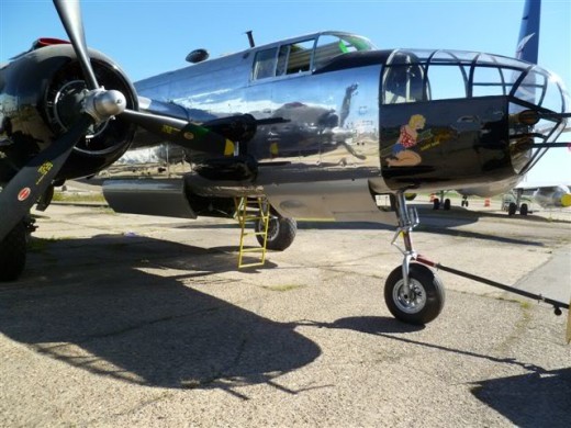 Volunteers restored this B-25 for the Alberta Aviation Museum.