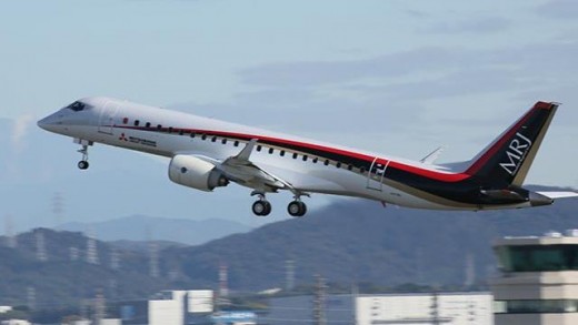 Mitsubishi's MRJ flew Tuesday.