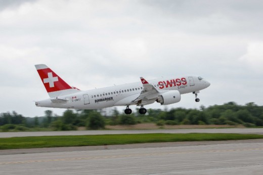 SwissAir will be the launch airline for the CS100.