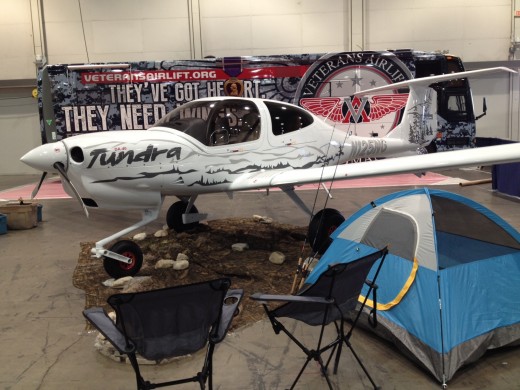 Tundra back-country model on display at NBAA.