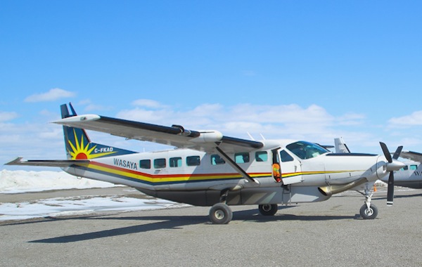 A Wasaya Airways Cessna 208 crashed last week killing the pilot.