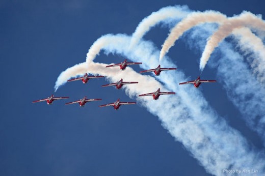 Snowbirds are confirmed for the London Air Show. Ken Lin photo