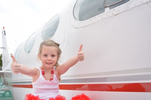 Girls of all ages are getting introduced to aviation this week.