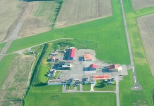 A plane clipped a car at Stoney Creek Airport.