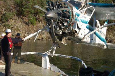 A Seair Beaver crashed near Saturna Island in 2009.