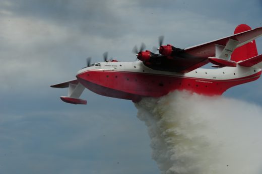 The Martin Mars impressed Oshkosh crowds Wednesday. Peter Lubig photo