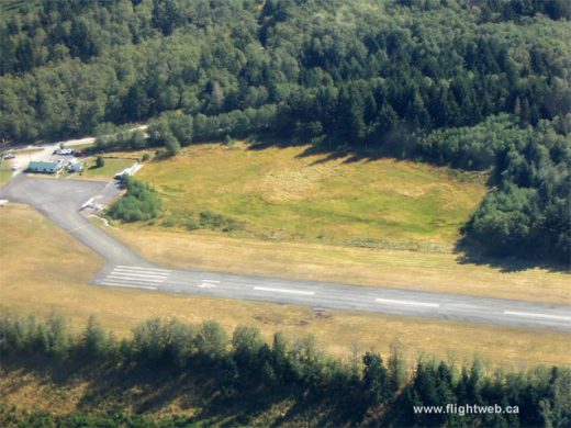 Gillies Bay Airport isn't certified for night helicopter landings.