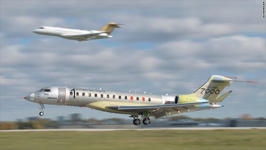 Global 7000 took off in Toronto last Friday.