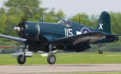Pilot Injured in Vintage Wings Corsair Mishap